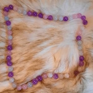 24 inch hand-knotted Morganite necklace